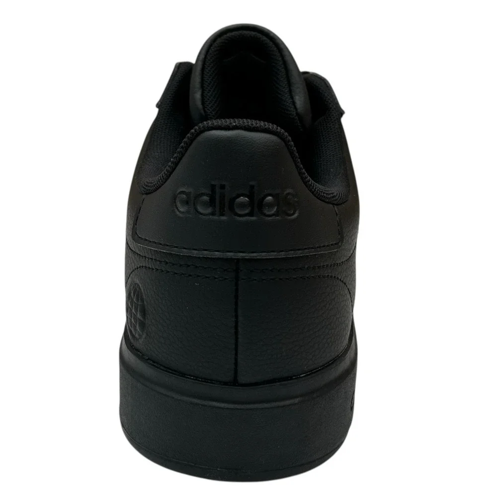 Adidas Men's Grand Court 2.0 Low Top Casual‎ Sneakers Size 8.5 Solid Black Shoes